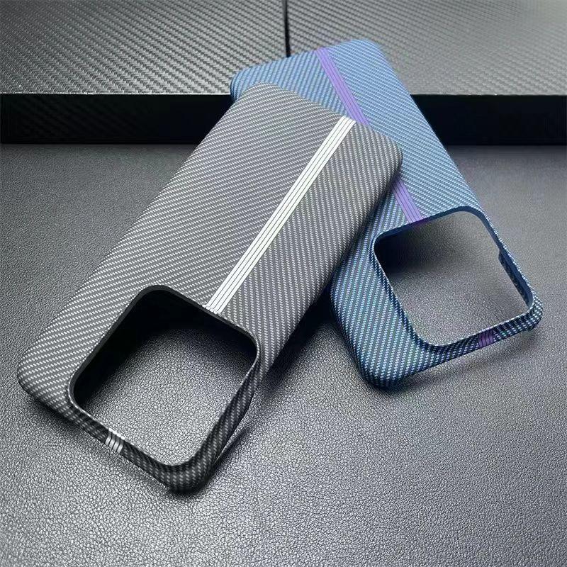 Чехол для Xiaomi POCO F6 Pro Модный Жесткий Углеродное волокно Тонкий Защитный Задняя крышка Чехлы Для Xiaomi POCO F5 F6PRO Корпус телефона