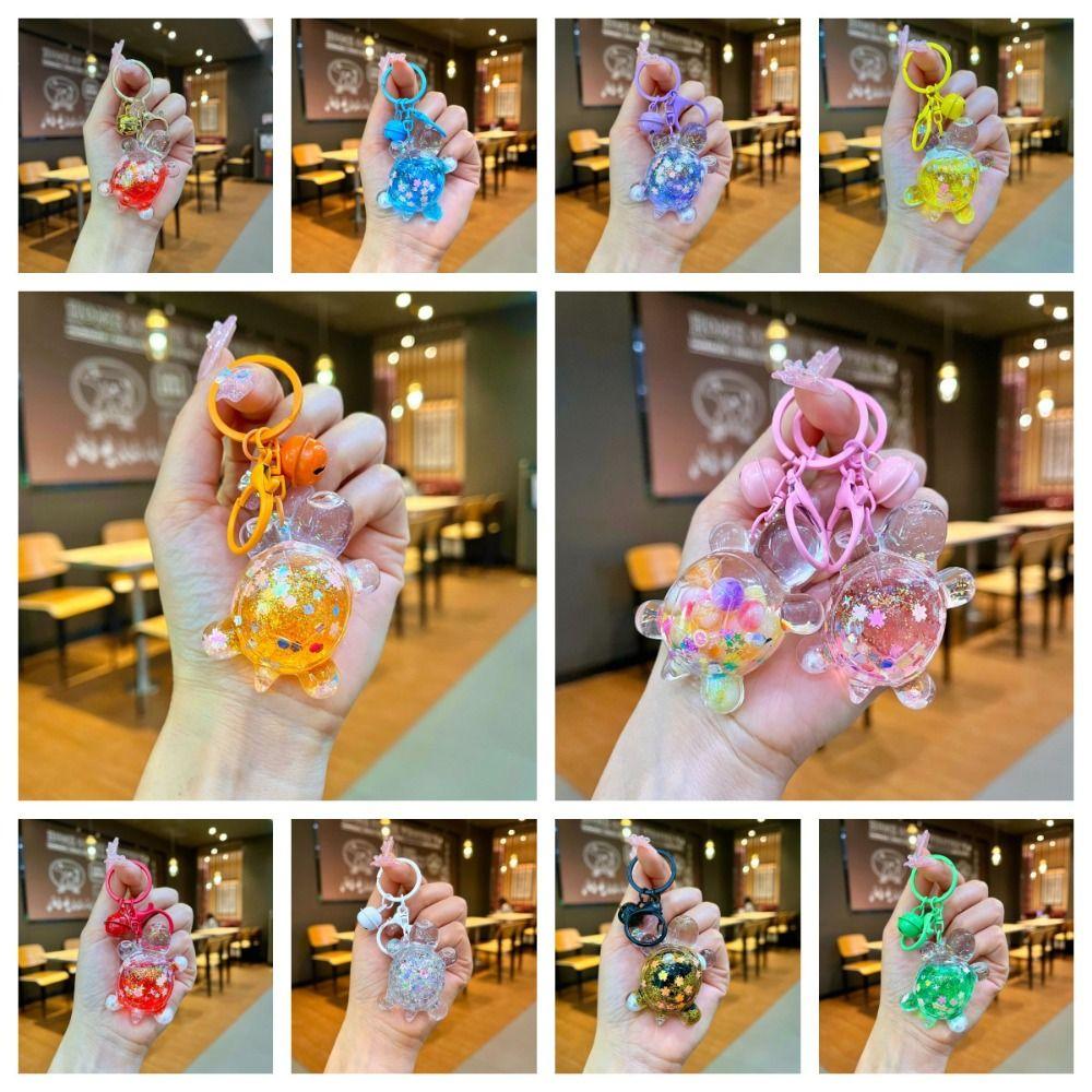 Прозрачные куклы-черепахи цвета конфет, светящиеся зыбучие пески, бутылка, украшение, пара