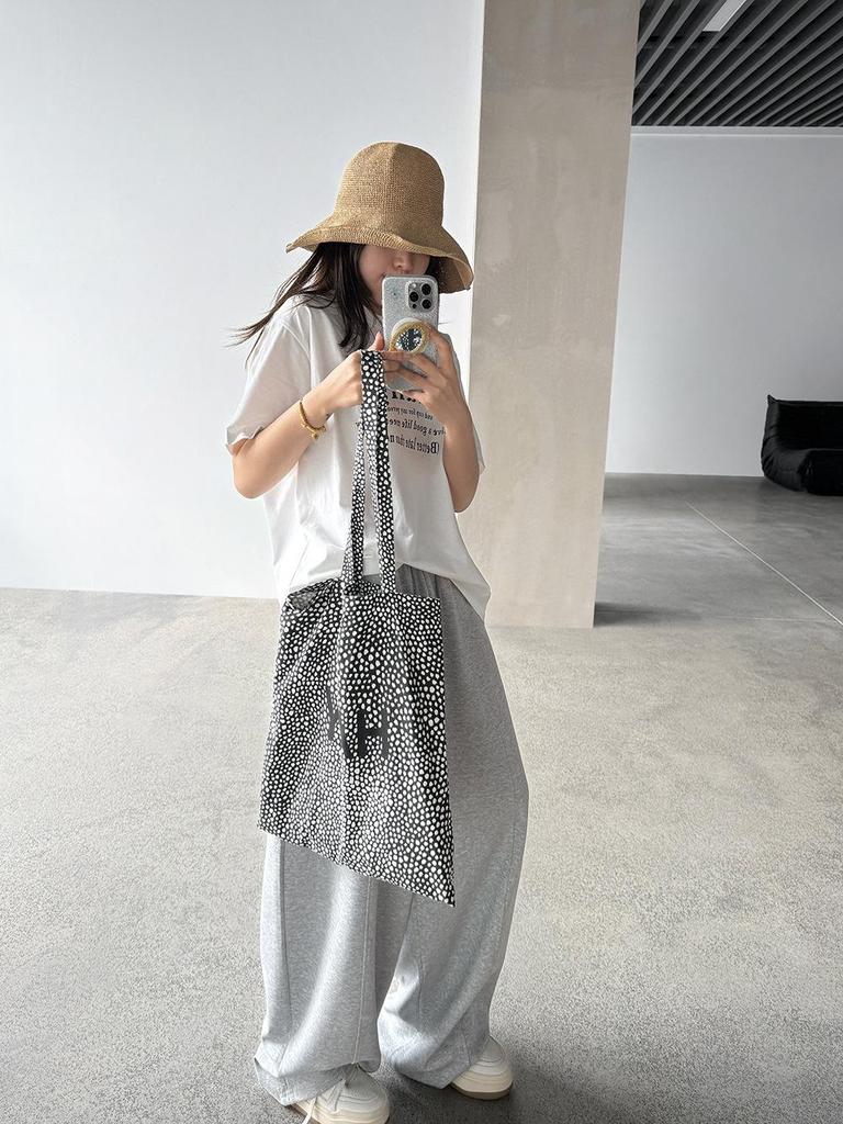 Good Quality Women's Casual Loose Letter Print T-shirt - Simple Ins Style, Short Sleeve