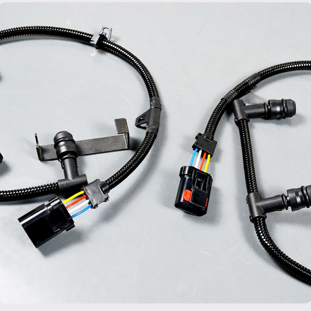 2pcs RH&LH Glow Plug Harness For 04-10 Ford 6.0L Diesel 4C2Z12A690AB 5C3Z12A690A