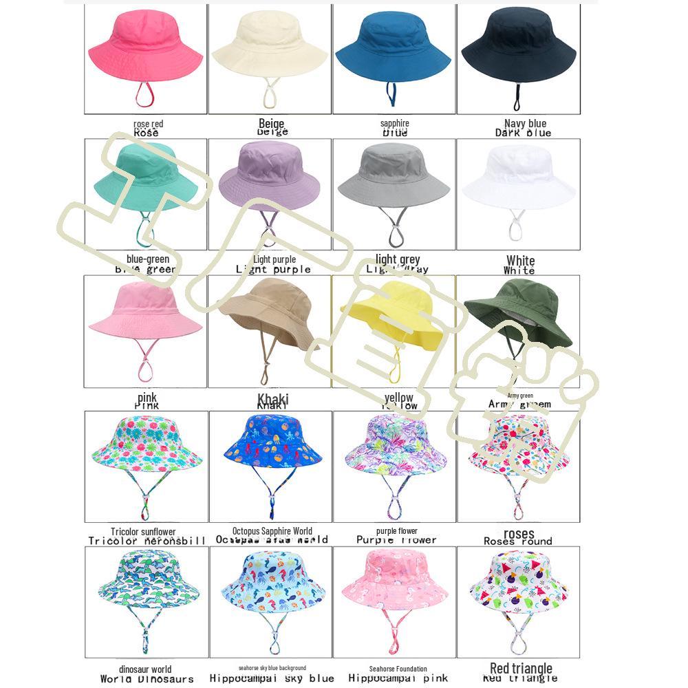 Breathable Adjustable Bucket Hat for Toddlers - Quick-Dry, Windproof, Sun Protection