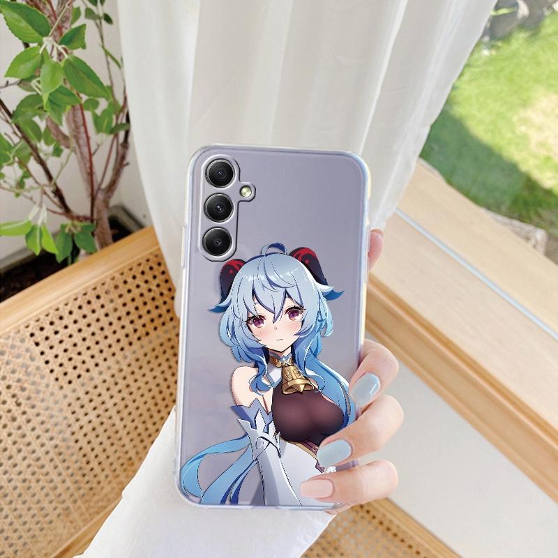 Мягкий прозрачный силиконовый чехол с рисунком из мультфильма для Samsung A55 M35 S24 Xiaomi Redmi Note 13 Poco C65 iPhone Camera Противоударный защитный чехол