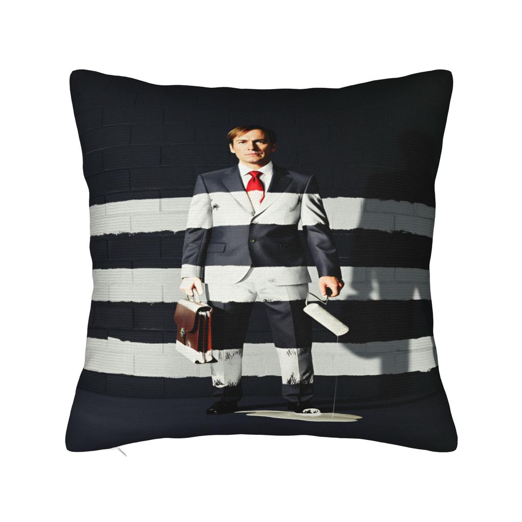 Saul Goodman Actor  Pillowcases Breaking Bad Novelty Pillow Case For Sofa Bedroom Home Decor Comfy Pillow Cover
