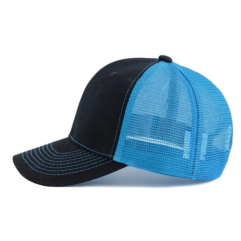 For Men & Women Gender Neutral Two Tone Cap Curved Brim Style Trucker Hat Men & Women Casual Outdoor Air Permeable Ventilated Summer Cap