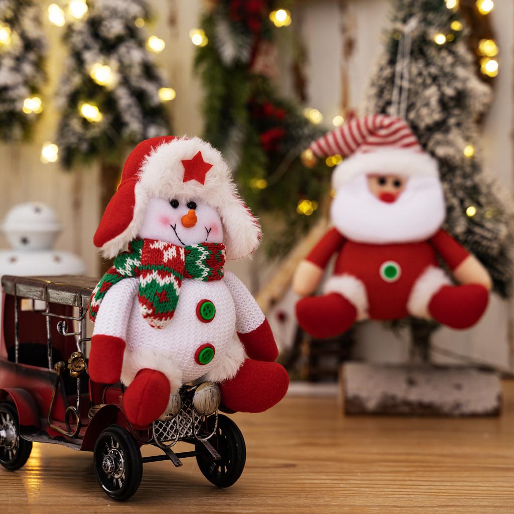 Плюшевая кукла Деда Мороза, подвеска, украшение для рождественской елки для праздничного торжества