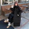 Зимняя новая одежда с хлопковым наполнителем женская длинная до колена в корейском стиле хлопковые куртки утолщенные теплые свободные пальто