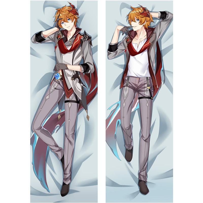 60x180 см аниме Genshin Impact Tarataglia Keaya Dakimakura чехол двусторонний 3D принт постельное белье обнимающее тело наволочки подарок