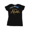 Womens/Ladies Aladdin Movie Logo Cotton T-Shirt