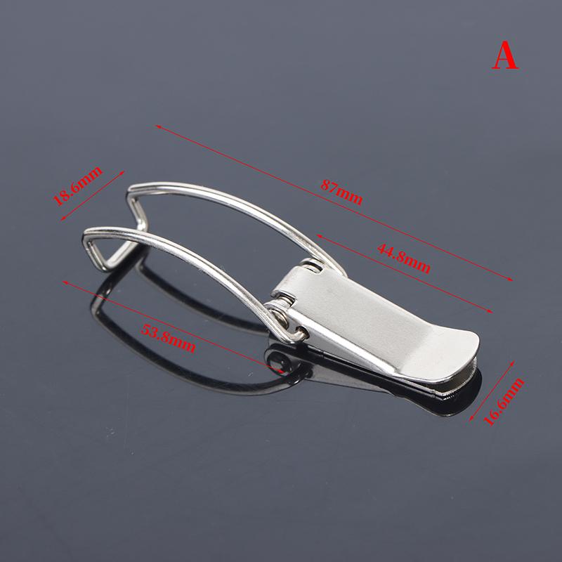 Hasp Latch Lock Metal Box Locking Long Toggle Catch Buckle Loaded Hinge Hardware