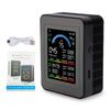 Монитор качества воздуха 10 в 1, цветной ЖК-экран, комнатный детектор PM0.3 PM2.5 PM10 CO CO2 HCHO TVOC температуры и влажности, подходит для