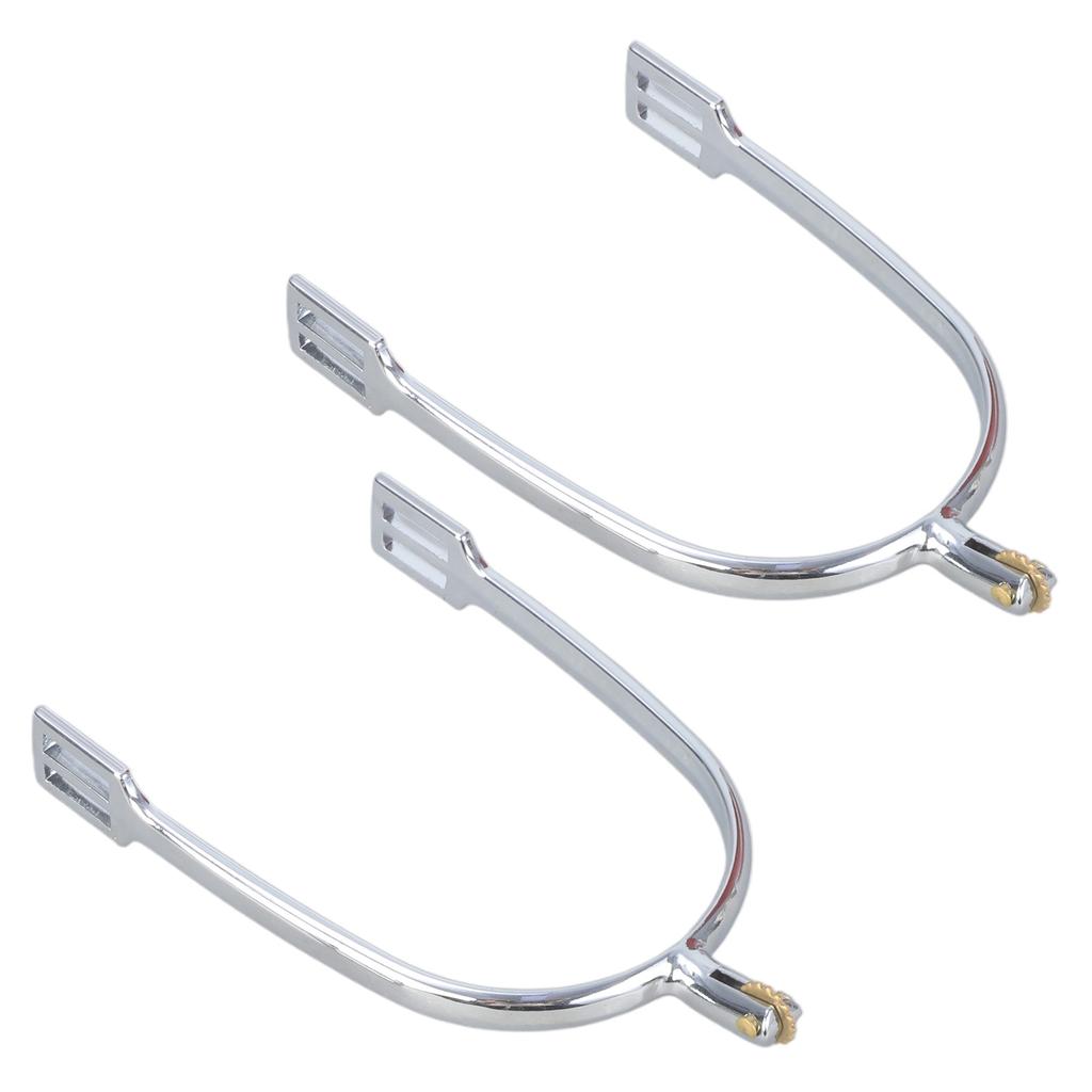 Western Cowboy Spur with Copper Rowel Zinc Alloy Horse Boot Spur Decoration Mens Roping Spur Horse Riding Accessories