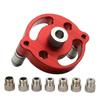 Yousheng Woodworking Hole Drill Positioner Locator Tool с втулками для сверла Простой в использовании многофункциональный набор для самостоятельного вертикального сверления карманных отверстий