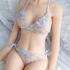 Transparent Erotic Lingerie Set Sexy Women Lace Underwear Sheer Bra Set Female Sexy Underwear See Through Panties