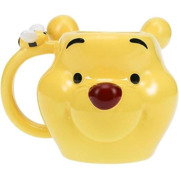 Mug 3d - disney - winnie l'ourson - céramique - 330ml - jaune