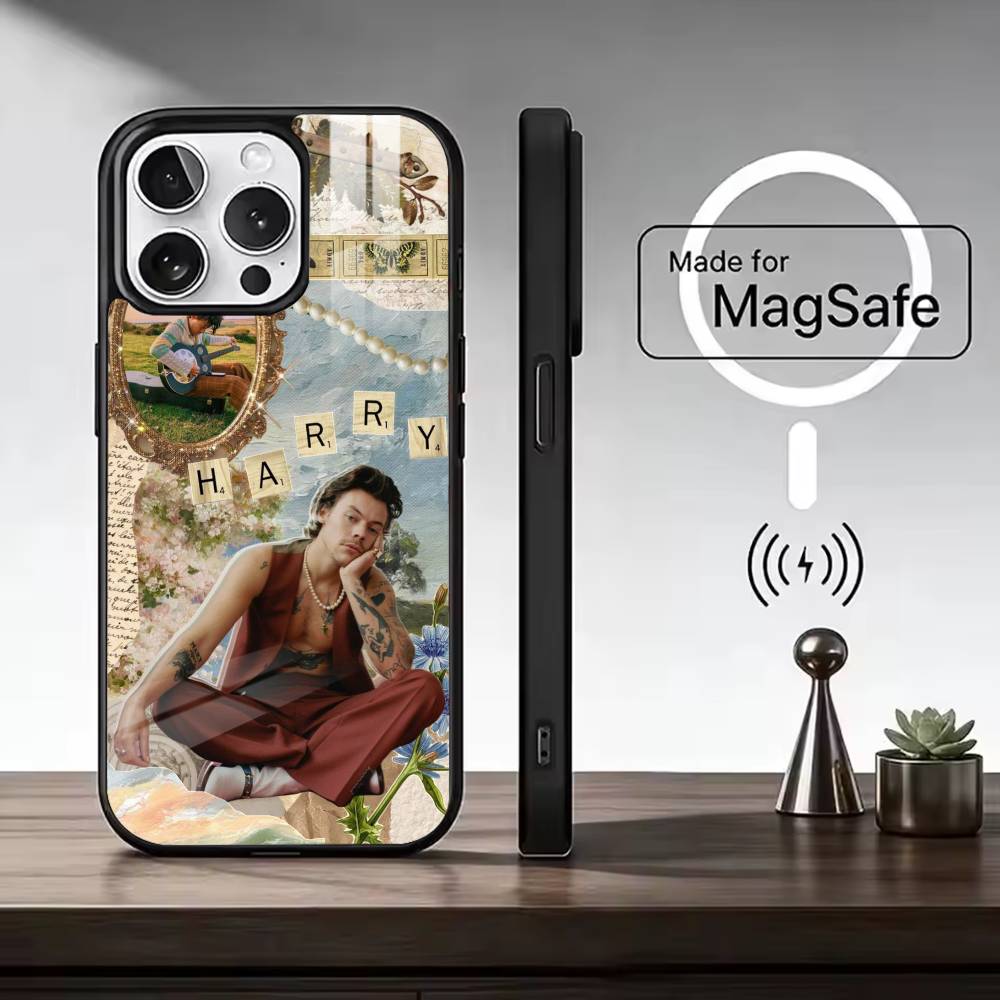 H-HaRRy Music S-Styles Чехол для телефона Magsafe для серии iPhone 17 16 15 14 13 12 11 Беспроводная зарядка