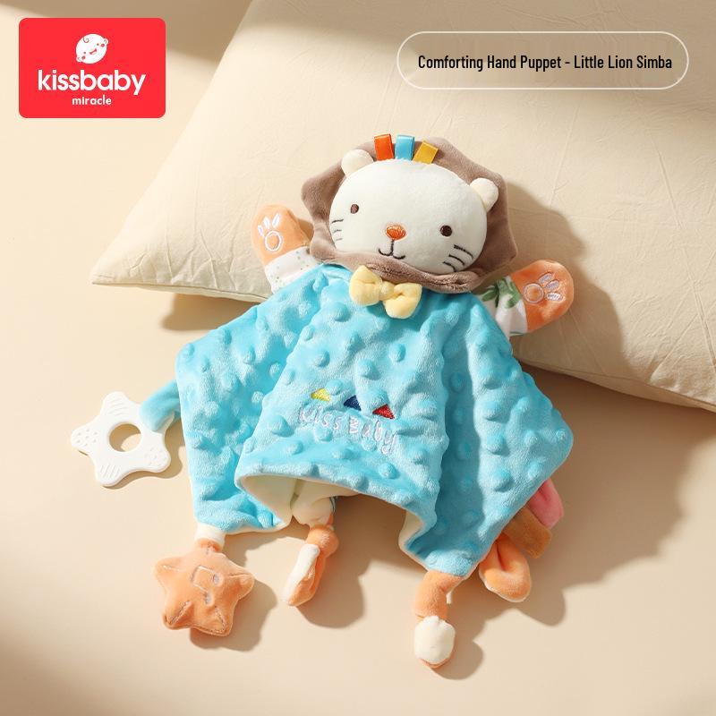 Baby Soothing Plush Toy with Teether & Early Learning Aid