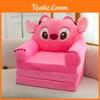 Stitch Cartoon Folding Baby Sofa Bed For Kids Nursery Reading Play Area