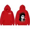 Худи Jackson King of Pop Bad Era Мужская одежда Мода Классические Толстовки Хип-хоп Флисовые Пуловеры