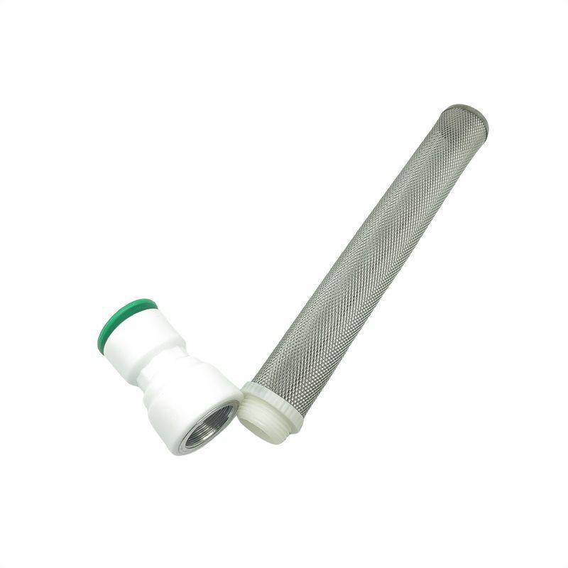 304 Stainless Steel Extra-Long No-Heat Melt Tube Filter with Screen Cylinder