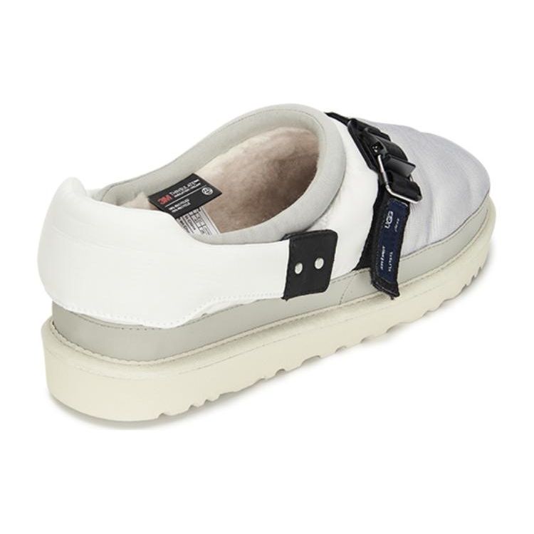 ATTEMPT x UGG Удобные универсальные повседневные туфли с низким верхом Туфли унисекс Черно-серые 1157351-GRY