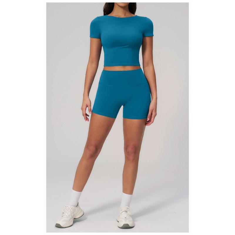 Women S High Waist Tight Yoga Shorts Quick Dry For Gym Fitness