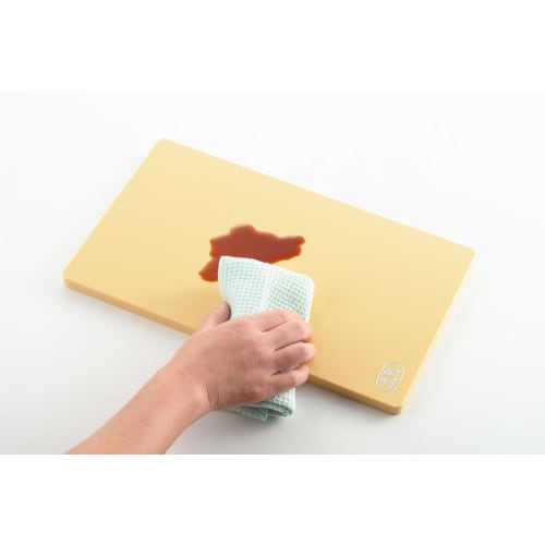 Yoshikawa Cooking Cutting Board, Beige, 35 x 20.5 x 1.3 cm