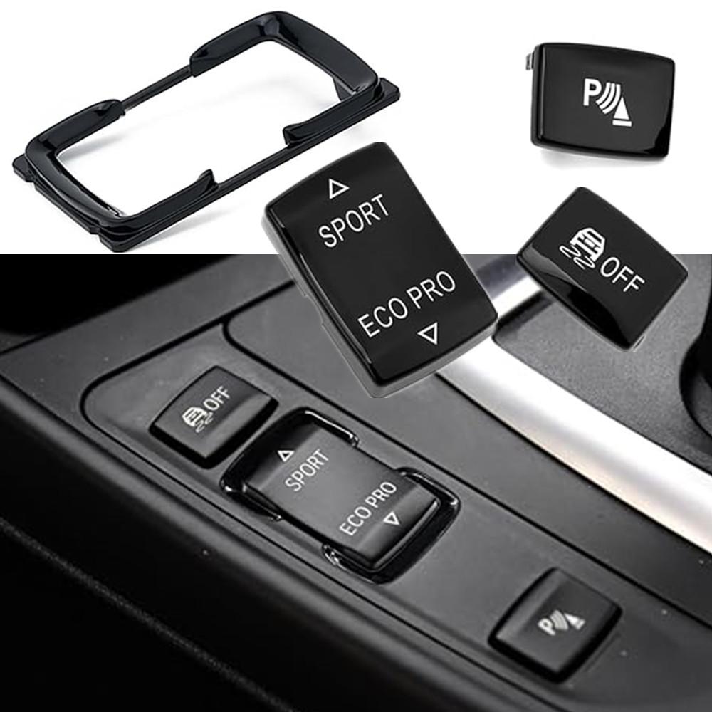 Car Gear Panel Control P Button Switch Sport ECOPRO Off Button Cover & Frame Replace For BMW 1 2 3 4 Series F20 F21 F22 F23 F30