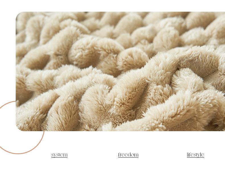 Многофункциональное зимнее одеяло Golden Turtle Velvet - мягкое и толстое для обеденных перерывов, односпальное или двуспальное