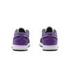 Jordan Air Jordan 1 Abrasion Resistant Low top Vintage Basketball Shoes Unisex Black Purple 553558-152(Team500-QD)