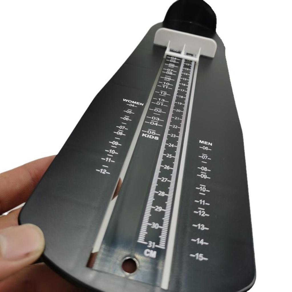 Прибор для измерения размера обуви для младенцев, детей, мужчин и женщин. Измеритель длины стопы. Линейка для измерения размера обуви. Точная таблица измерений.