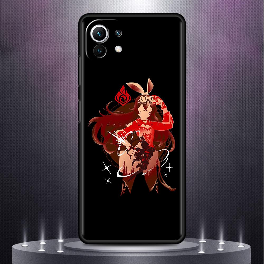 Чехол для Xiaomi Mi Poco X3 X4 NFC M3 Mi 11 11T 10 T 9T 12 9 10T Lite, силиконовый чехол на заднюю панель телефона, аниме Genshin Impact