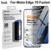 Для Moto Edge 70 Fusion 5G Стекло IMAK 3D Изогнутое Приватное Закаленное Стекло Пленка Полного Покрытия Экрана