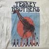 Футболка The Teskey Brothers Band Белый Хлопок Полный Размер Унисекс CS207 Унисекс Футболка
