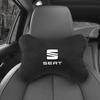 Car Seat Headrest Auto Logo Neck Pillow for Seat FR Leon IBIZA Arona Arosa Ateca Exeo Mii Toledo Leon Auto Accessories Interior