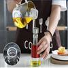 Универсальная воронка для масла, мини-кухонный инструмент для слива жидкости, воронка из нержавеющей стали, воронка для бара, воронка для вина, маленькая фляжка для наполнения рта