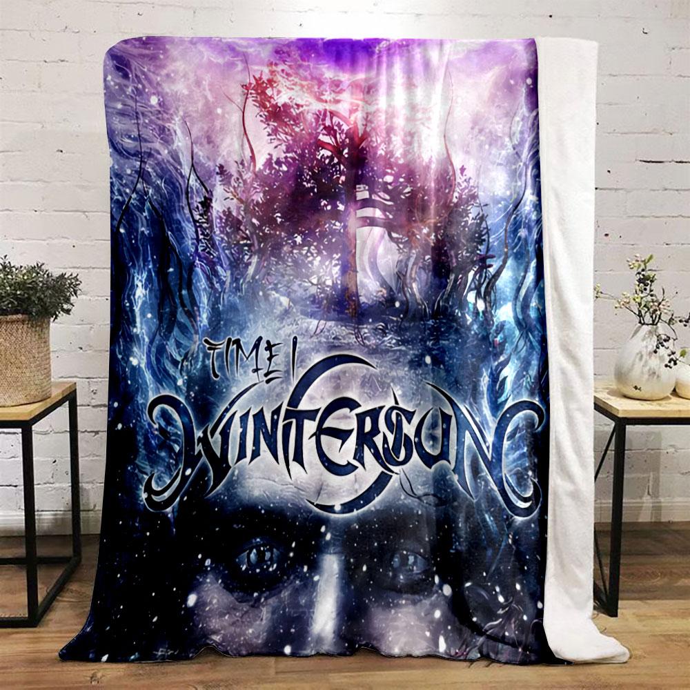 "Wintersun Time I Album Art" for all seasons blanket lunch break throw gift