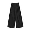 FAESSLIN Women's High-Waist Acetate Wide-Leg Trousers