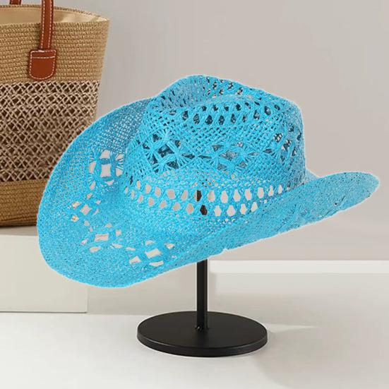Соломенная шляпа с защитой UPF 50+ Дышащее плетение из соломы Защита от солнца