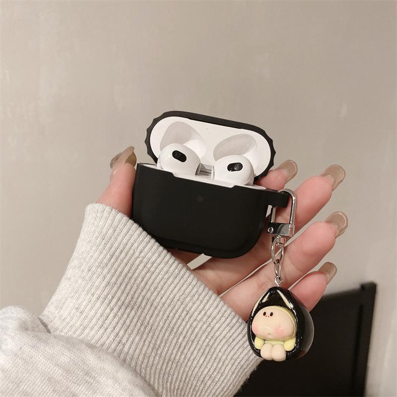 Милая кукла-орешек для защитного чехла AirPods 1-го поколения, 2-го поколения, 1-го поколения pro1, яблочной Bluetooth-гарнитуры, мягкий чехол