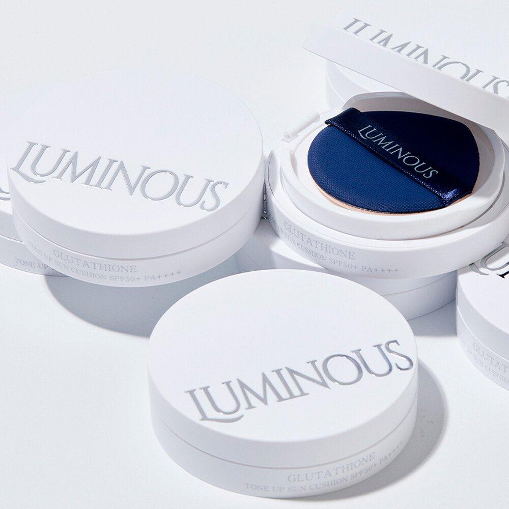 Luminous Солнцезащитный кушон Glutathione Tone Up 13 г 2 коробки отбеливание кожи улучшение морщин защита от ультрафиолета