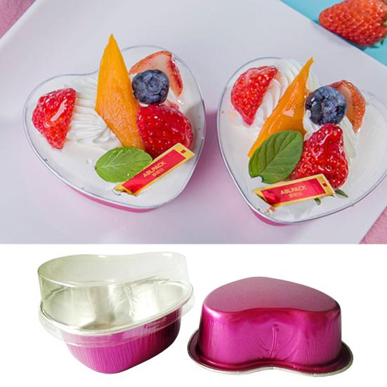 Yousheng 50 шт. 100 мл привлекательная форма для выпечки одноразовая форма для торта из алюминиевой фольги широкого применения для дома