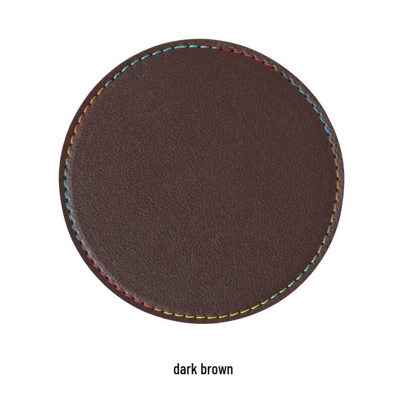 Nordic PU Leather Coaster Set