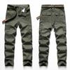 Men Al Cotton Cargo Pants for Mens Elastic Casual Trousers Multi-Pocket Joggers Fashion Outdoor Pants