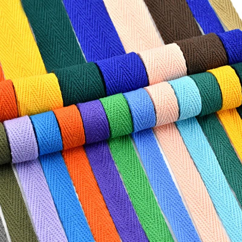 1 см шириной разноцветная елочка лента косая бейка отделка края плоская веревка шитье своими руками ремесло отделка Floding