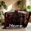 Custom Name Personalized Spartan army Print Blanket, Home Decor, Bedroom, Sofa, Camping, Couch, Gifts for Birthday ChristmasEnthusiasts