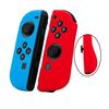 Силиконовый чехол для Switch Joy-Con (L)/(р) Чехол для контроллера Switch Защитный чехол Защита от царапин Противоскользящий (Красный + Синий)
