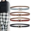Cowhide Belt for Women Korean Style Fashion Versatile Diamond Inlaid Patent Leather Belt for Women Cowhide Trousers Waist Seal