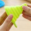 Folding  Funnel Kitchen Oil Funnel Food Grade Silicone Funnel Liquid Dispenser