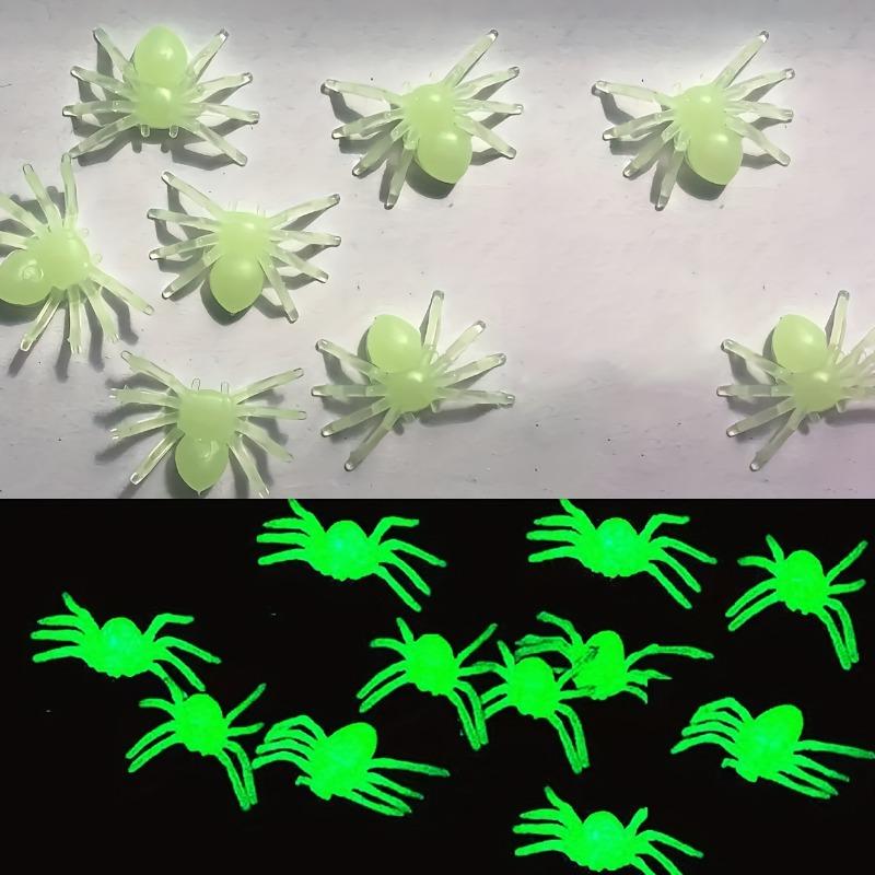 Горячая Распродажа 50 шт. Хэллоуин Пауки Украшения Маленькие Черные Пластиковые Пауки Дом с Привидениями Паук Украшения Моделирование Хитрая Игрушка