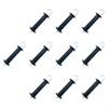 10Pcs Electric Fence Gate Handles,Insulated Spring Handles Outdoor Handle with for